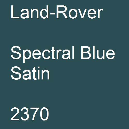 Land-Rover, Spectral Blue Satin, 2370.